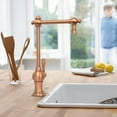 thumbnail image 6 of Akicon Cold Water Only Water Filter Faucet, Lead-Free Brass Body, Compatible with RO & Water Filtration System, Non-Air Gap, Copper, 6 of 6