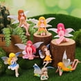 thumbnail image 3 of topjuju 12 Pcs Miniatures Fairy Garden Accessories, Mini Resin Fairy Figurines for DIY Home Outdoor Micro Landscape Terrarium Ornaments, 3 of 7