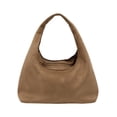 thumbnail image 3 of Bolsa George para Mujer Crossbody Media Luna de Suade, con Asa Continua y Cierre Interior Camello, 3 of 4
