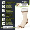 thumbnail image 3 of Calcetines térmicos Alvada de lana merino para senderismo, cálidos, 3 pares, 3 of 5