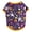 Purple, variant on Pet Clothes, Breathable Pumpkin Pattern O Neck Cosplay Dogs Cats T-shirt Costumes for Halloween 1 PC