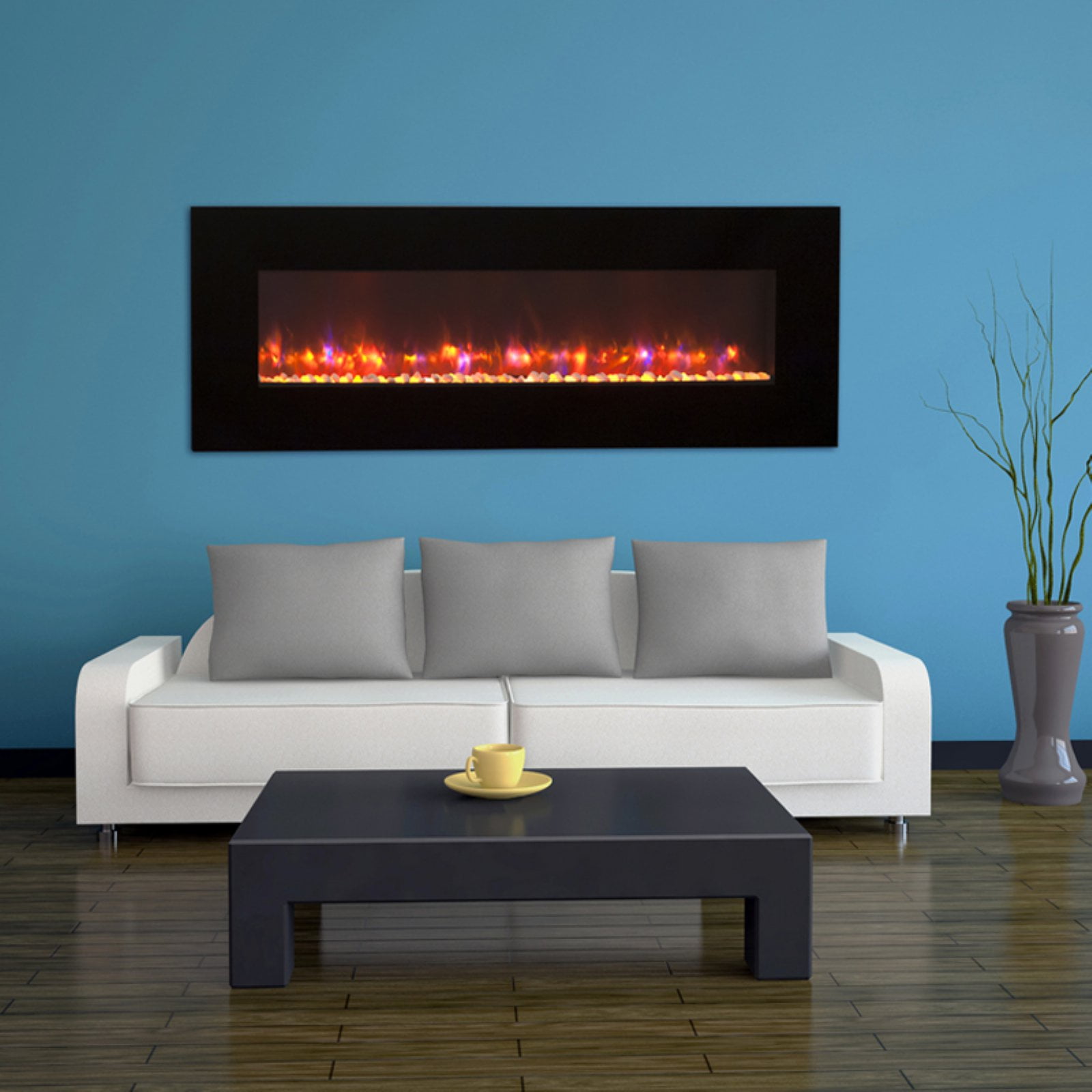 Greatco Gallery Linear Electric Led Fireplace 50 In Com Greatco Gallery Linear Electric Led Fireplace 50 In