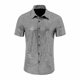 thumbnail image 3 of Camisetas Elvqul Hombre Economicas Stretch Plata de Plata Manga Corta sin Estampado Solapa Botones, 3 of 3