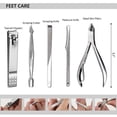 thumbnail image 4 of 16 PCS Manicure Pedicure Set Nail Clippers Cuticle Grooming Stainless Steel Kit With Case by NSA ELECTRONICS, 4 of 6
