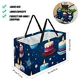 thumbnail image 2 of Hanukkah Large Capacity Reusable Foldable Beach Bag | Oxford Cloth Beach Bag, Laundry Organizer, and Decorative Box, 2 of 7