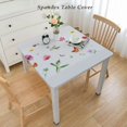 thumbnail image 2 of nygtbtfer Tablecloth Round Flower Table Cloth Washable Decorative Table Cover for Kitchen Dining Party, 2 of 7