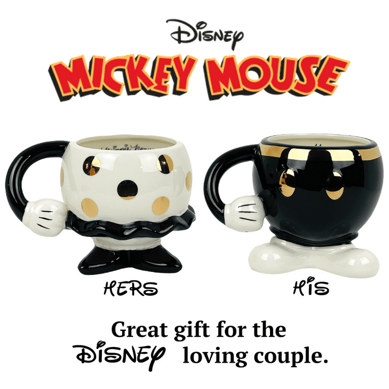 Disney Mickey Mouse Coffee Mug Adult Tea Cup 16oz, Size: One size, Black