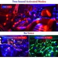 thumbnail image 2 of 2 Pack Mini Disco Ball Light, Mini Disco Light Party Light 3 Colors Sound Activated Disco Ball Light Car Decoration, 2 of 5