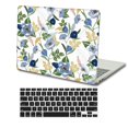 thumbnail image 5 of KSK KAISHEK Hard Shell Only for New MacBook Air 13" 2022 - 2018 A2337 m1/A2179/A1932 + Black Keyboard Cover, Flowers 415, 5 of 5