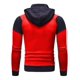 thumbnail image 3 of Sudadera Con Capucha Y Doble Cremallera Colour Block, 3 of 7