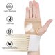 thumbnail image 2 of Muñequera transpirable (Beige), 1 par de muñequera avanzada, muñequera para artritis, tendinitis, túnel carpiano y esguince, mujeres y hombres, 2 of 5