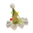 thumbnail image 3 of Pinza para el pelo navideña, decoración navideña, pinza para el pelo para fiestas temáticas, festivales, disfraces Verde, 3 of 8