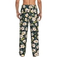 thumbnail image 3 of Xecao Flowers Men's Straight Lounge Pajama Pants: The Ultimate in Comfortable Sleepwear, 3 of 9