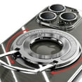 thumbnail image 4 of Compatible with iPhone 11 Pro Max Case with 360° Spin Magnetic Ring Stand [Compatible with MagSafe] Full Camera Lens Protector Plating Clear Luxury Phone Case for iPhone 11 Pro Max,Silver, 4 of 7