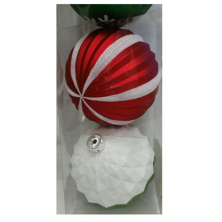CG Hunter Holiday - Juego de esferas Decorativas - Adornos inastillables  Extra Grandes - 15 cm de díametro Cada
