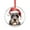 style, variant on Retro Vintage Christmas Santa Claus Christmas Ornament Holiday Decorations And Xmas Gift Ideas Rustic Country Holiday Christmas Tree Glass Ornament