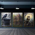 thumbnail image 4 of Póster de mundo de las brujas de arte de la Academia oscura, impresiones para sala de estar, decoración del hogar, pintura de lienzo de Casa Encantada gótica de Halloween, arte de pared, 4 of 4