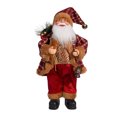 thumbnail image 3 of Santa Doll Christmas Festive Home Desktop Ornament Holiday Party Decoration Statue for Tabletop Display, 3 of 5