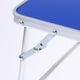 thumbnail image 5 of Mesa plegable portátil con tablero de MDF para uso interior y exterior. Azul, 5 of 9