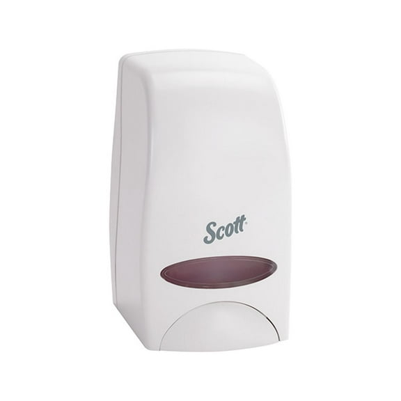 KIMBERLY-CLARK Scott Essential Skin Care Dispenser, Push, 1000 ml Capacity, Cartridge Refill Format Color White 1/Pack