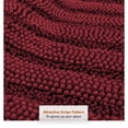 thumbnail image 6 of Clara Clark Bath Rug Chenille Bath Mat, Super Soft Absorbent Bathroom Rug Large, Red, 6 of 10