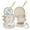 Taupe , variant on Chef Power Ceramic Cookware Sets, 10Pcs Pots and Pans Set Non Stick, Cookware Set with Stainless Steel Handle, Dishwasher & Oven Safe, Taupe with Light Gold Handle
