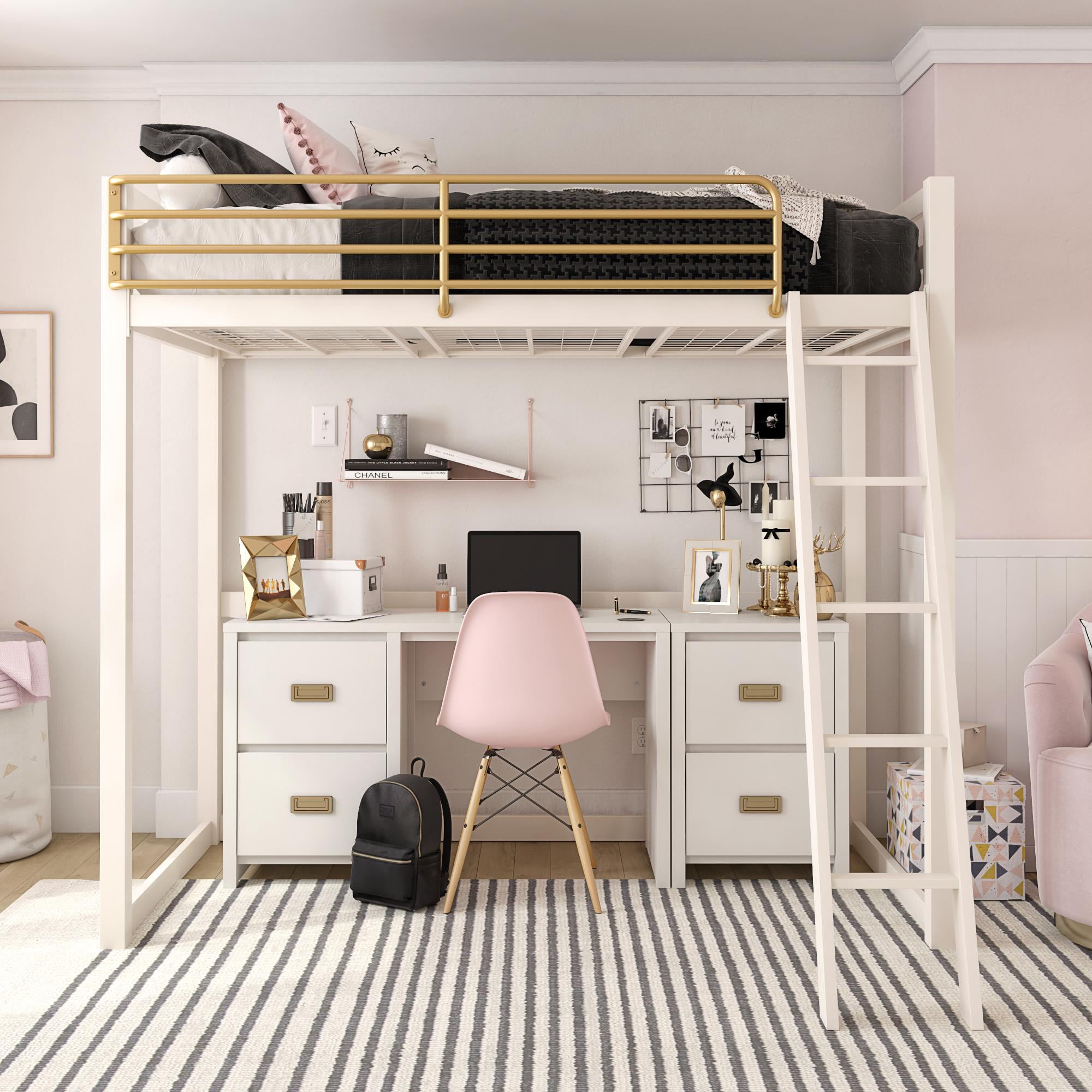 Little Seeds Monarch Hill Haven White Single Pedestal Kids Desk