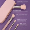 thumbnail image 5 of Moda Brush Beauty To Go Light Pink 5pc Makeup Brush Kit, 5 of 6