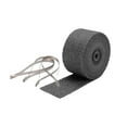 thumbnail image 1 of Design Engineering Exhaust System Wrap 10119 25 Foot Roll; 2 Inch Width; Black; Glass Fiber; With Four 8 Inch Stainless Steel Locking Ties, 1 of 2