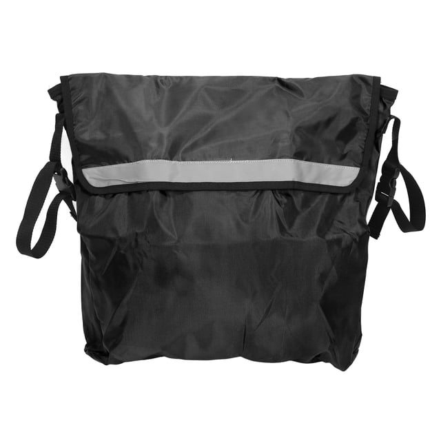 Bolsa para silla de ruedas, correa de hombro ajustable, impermeable, almacenamiento de gran capacidad, paquete de transporte para silla de ruedas para exteriores, color negro