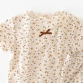 thumbnail image 4 of Ulanda Girls Pajamas Cute Print Loungewear Snug Pjs Set Kid Summer Sleepwear (Brown, 3-4 Years), 4 of 4
