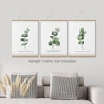 thumbnail image 3 of FCCUYE Framed Poster Bathroom Decor 12"x16"x 3 White, Wall Art Room Decor Multicolor for Living Room, Bedroom, Office Green and Purple Zen Wildflower Trio Nature Wilderness Farmhouse/Country, 3 of 6