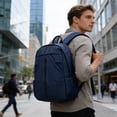 thumbnail image 1 of Large Capacity Nylon Travel Backpack with Handle, Durable Multi-Compartment Commuting Bag, Comfortable Shoulder Straps Daypack for School Work Travel Daily Use, 1 of 6