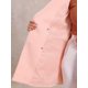 thumbnail image 5 of Abrigo de trench de longitud media con cinturón y doble botonadura para mujer Inspire Chic, talla XL, rosa claro, 5 of 8