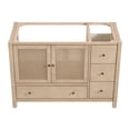 thumbnail image 6 of Alaterre Furniture Lucca 48 Inch Bathroom Vanity Without Sink (Natural), 6 of 11