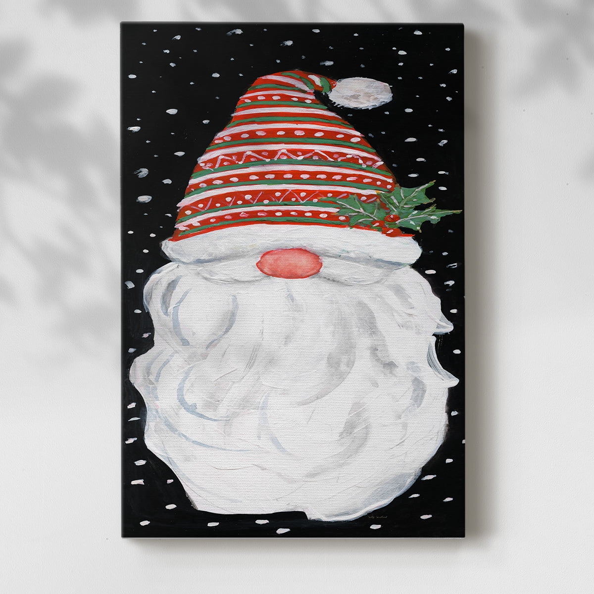 Winter Home Gnome- Gallery Wrapped Canvas