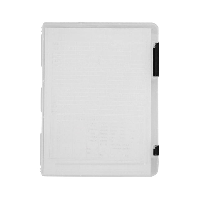 EGNMCR Boîte de Rangement Transparente A4 Étui de Remplissage en Plastique Clair pour Documents et Papiers Boîte de Classement Rangement de Papier