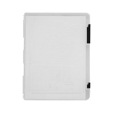 

FNGZ Office&Craft&Stationery Clearance Promo A4 Transparent Storage Box Clear Plastic Document Paper Filling Case File Box Black