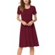 thumbnail image 4 of Vestido de manga corta casual de verano para mujer Vestido de cintura imperio con bolsillos Zhivalor WRMH-979-2, 4 of 5