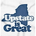 thumbnail image 2 of Upstate is Great New York Unisex Fleece Graphic Zip Up Hoodie Brisco Brands 4X, 2 of 5