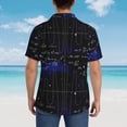 thumbnail image 6 of Bixox Men's Hawaiian Shirts Men's Mathematica Science Print Short-Sleeve Shirt-X-Large, 6 of 8