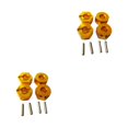 thumbnail image 3 of maskred 4pcs/set 5MM Aluminium Alliage Roue Adaptateur de Montage pour 1/10 AXIAL SCX10 Durable Aluminium Alliage Roue Adaptateur Jaune 2Set, 3 of 6