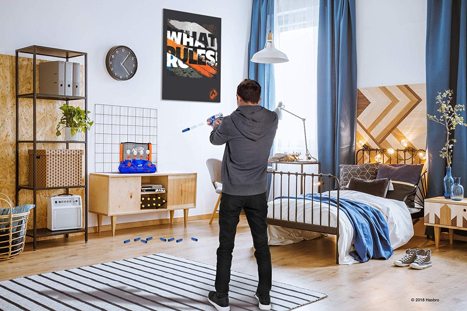 nerf elite hovering target toy