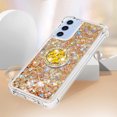 thumbnail image 5 of Funda para Samsung Galaxy A16 5G con Brillo Líquido Flotante, Purpurina, Parachoques y Anillo Giratorio Soporte, 5 of 5