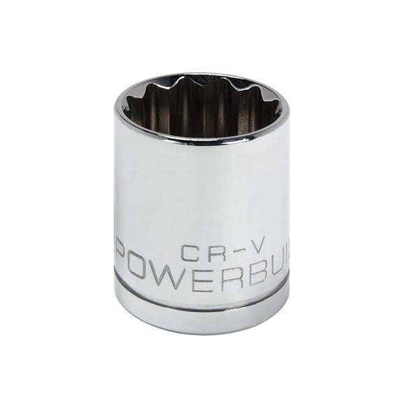 Powerbuilt 1/2 Inch Drive x 26 MM 12 Point Shallow Socket - 642023