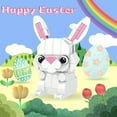 thumbnail image 4 of Cute Animal Assembled Building Blocks, Rabbit Building Blocks, Easter Bunny, Animal Model, Small Particle Block, Boy Toy, Girl Toy, Children's Toys, Gifts, 4 of 5