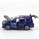 thumbnail image 1 of Réplica de coche de juguete todoterreno a escala 1/36, metal fundido a presión, juguete para niño, cuatro puertas que se pueden abrir y función de retroceso.,lei azul, 1 of 7