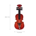 thumbnail image 2 of WEAVILUX 1Pack Small Violin with Traditional Design for Collectors, 2 of 8