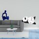 thumbnail image 2 of Figura de pensador abstracto,Estatua de pensador abstracto,decoración para el hogar,Figura humana decorativa para oficina,coleccionable,Reloj de pared,Reloj de pared Panda Decoración del, 2 of 8