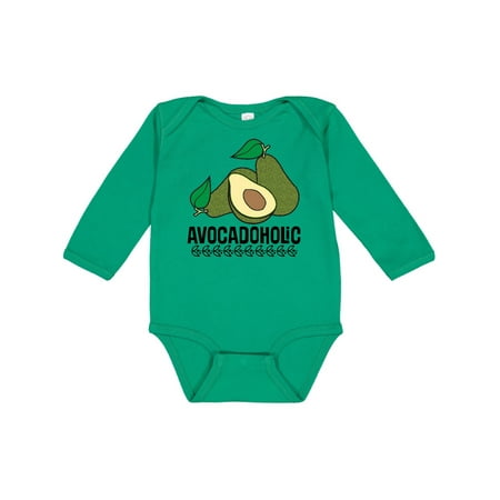 

Inktastic Avocado Lover Avocadoholic Gift Baby Boy or Baby Girl Long Sleeve Bodysuit